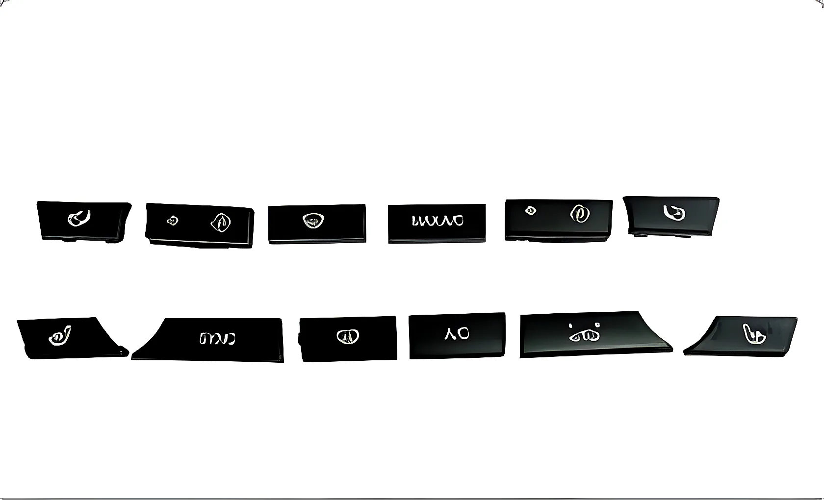 زر ضبط مكيف الهواء Bmw F10 - F11 - F07 - F18 - F06 - F12